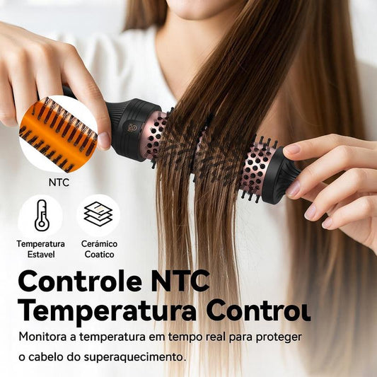 Escova Modeladora e Alisadora 1300W Bivolt - Gokoco