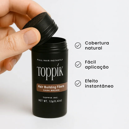 Toppik Hair: Fibra Capilar para Cobertura Instantânea