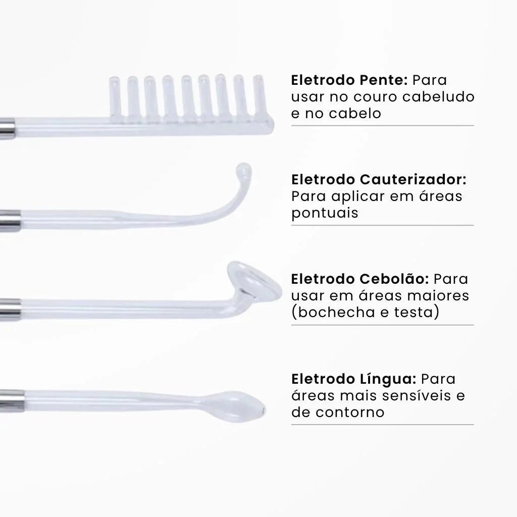 Derma Capilar | Aparelho de Alta Frequência para Tratamento Capilar e Facial