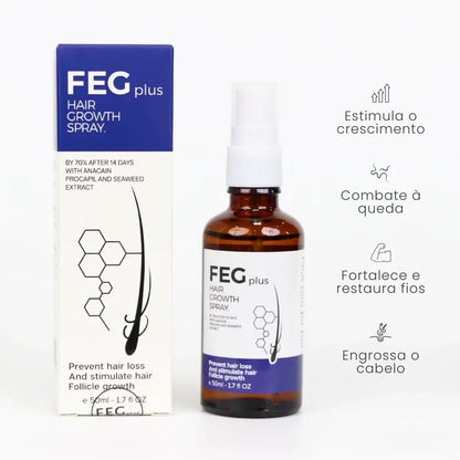 FEG Plus+: Spray de Crescimento Capilar Intensivo
