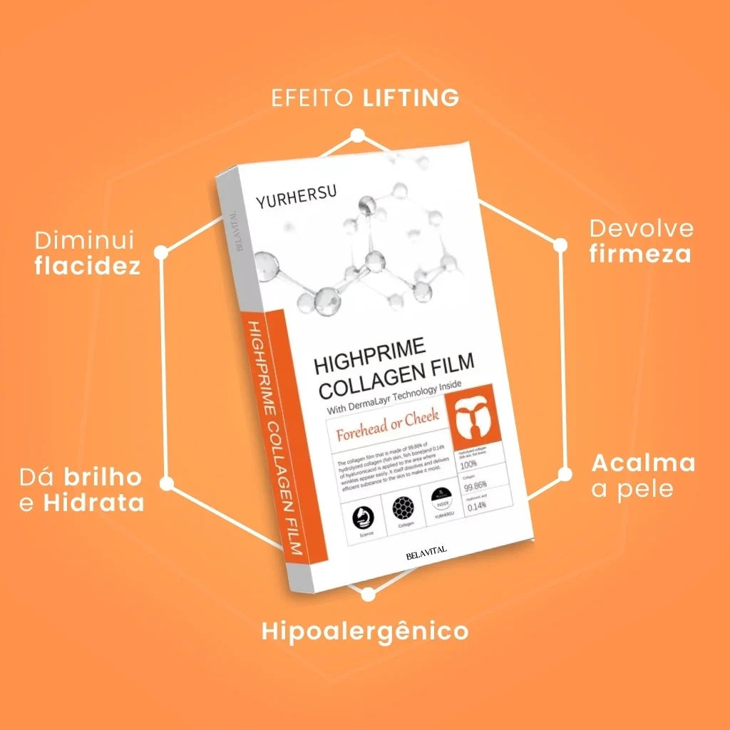 Kit Máscara de Colágeno GoldBotox Highprime: Renovação Profunda da Pele
