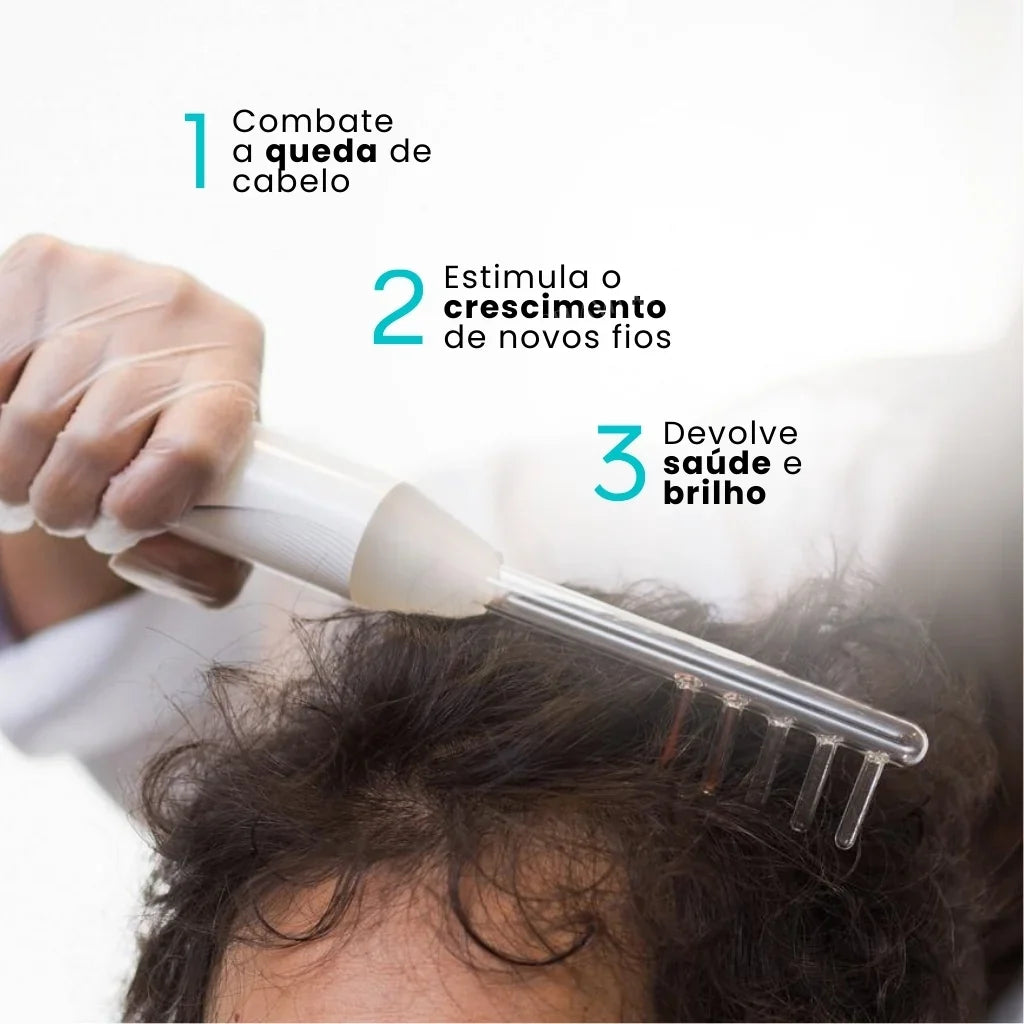 Derma Capilar | Aparelho de Alta Frequência para Tratamento Capilar e Facial