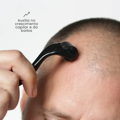 DermaRoller 0,5mm: Rolo Estimulador para Crescimento Capilar