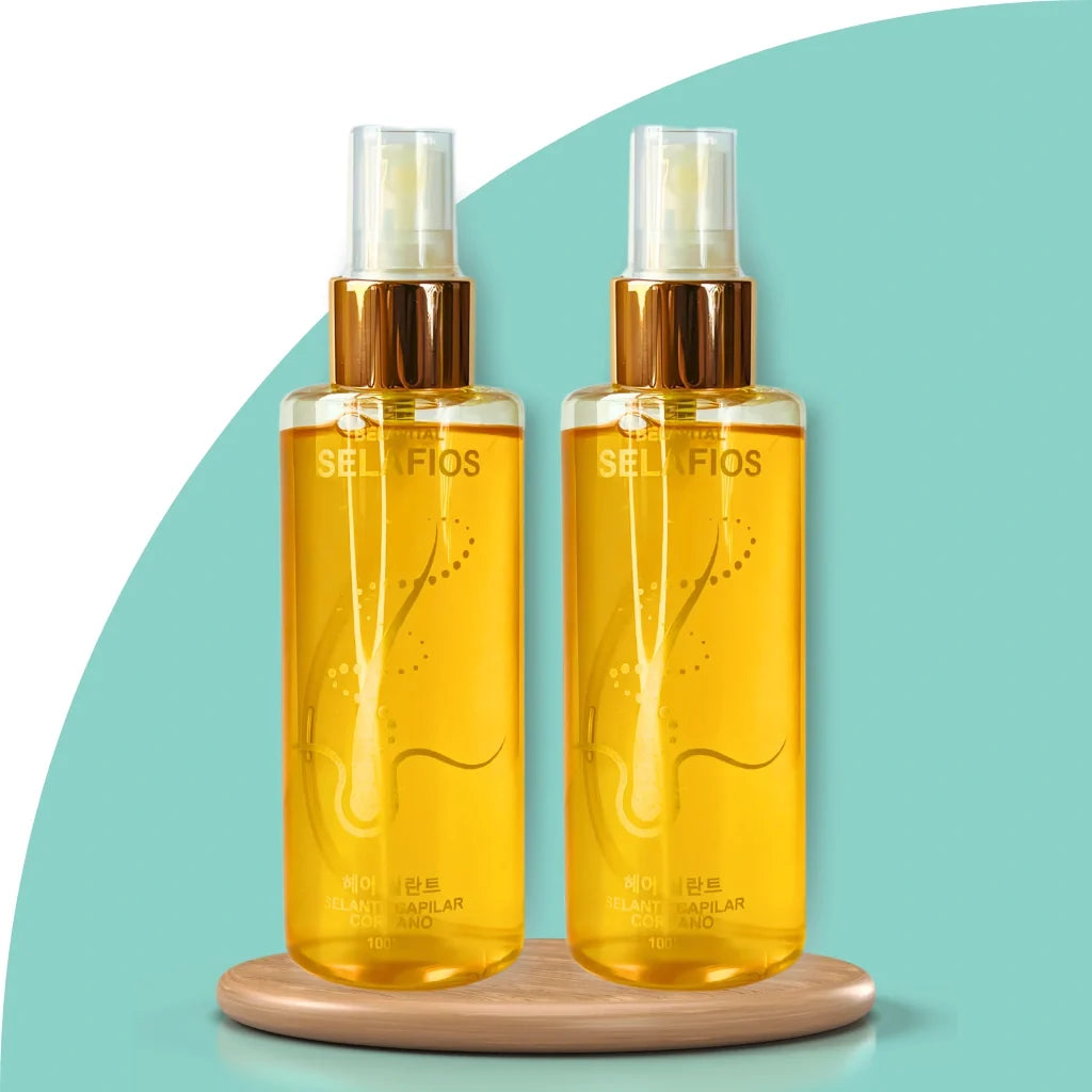 Spray Protetor Térmico Antifrizz SelaFios | Multibenefícios para Cabelos Danificados