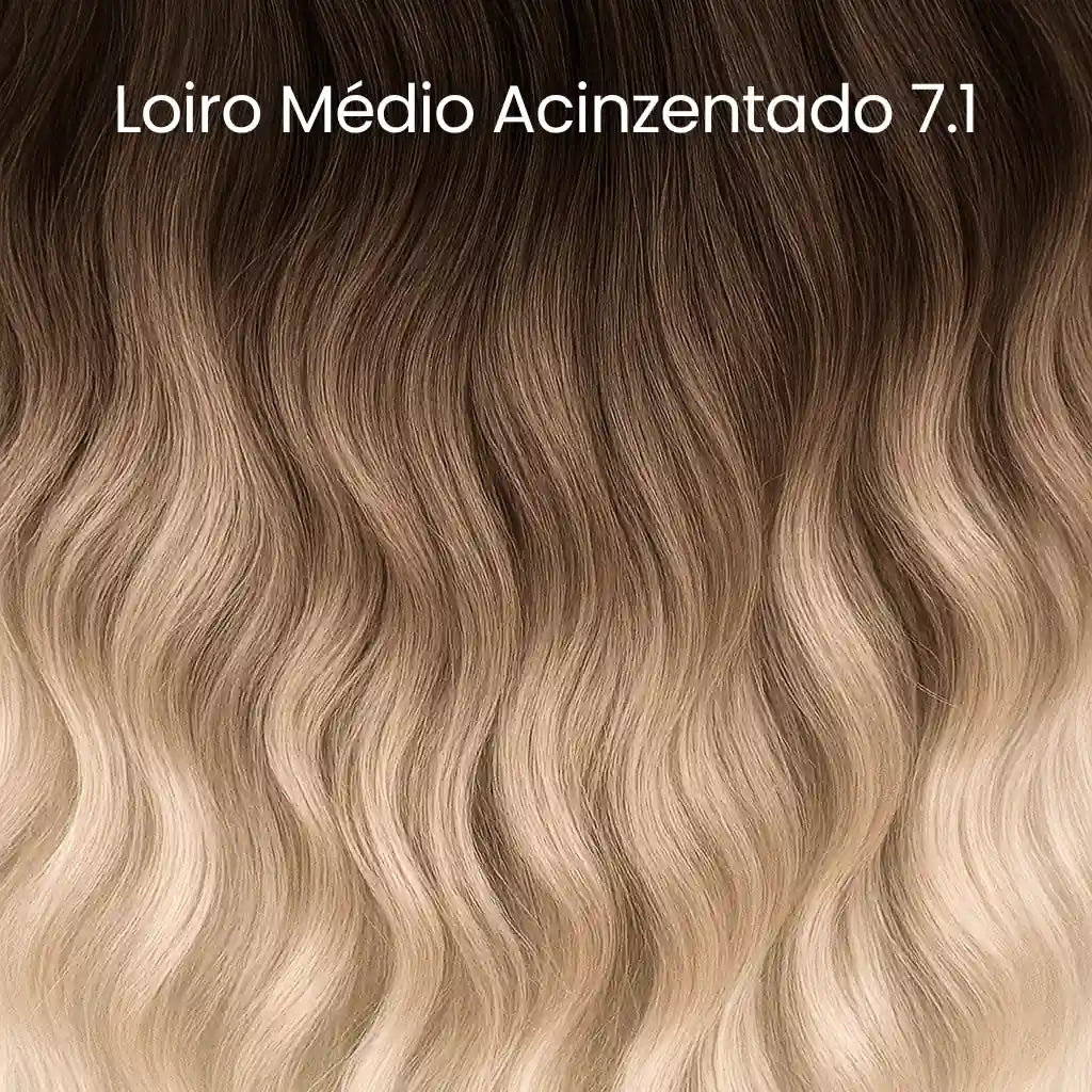 Top Closure - Topo de Cabelo Ondulado 50cm | Para Alopecia e Falhas