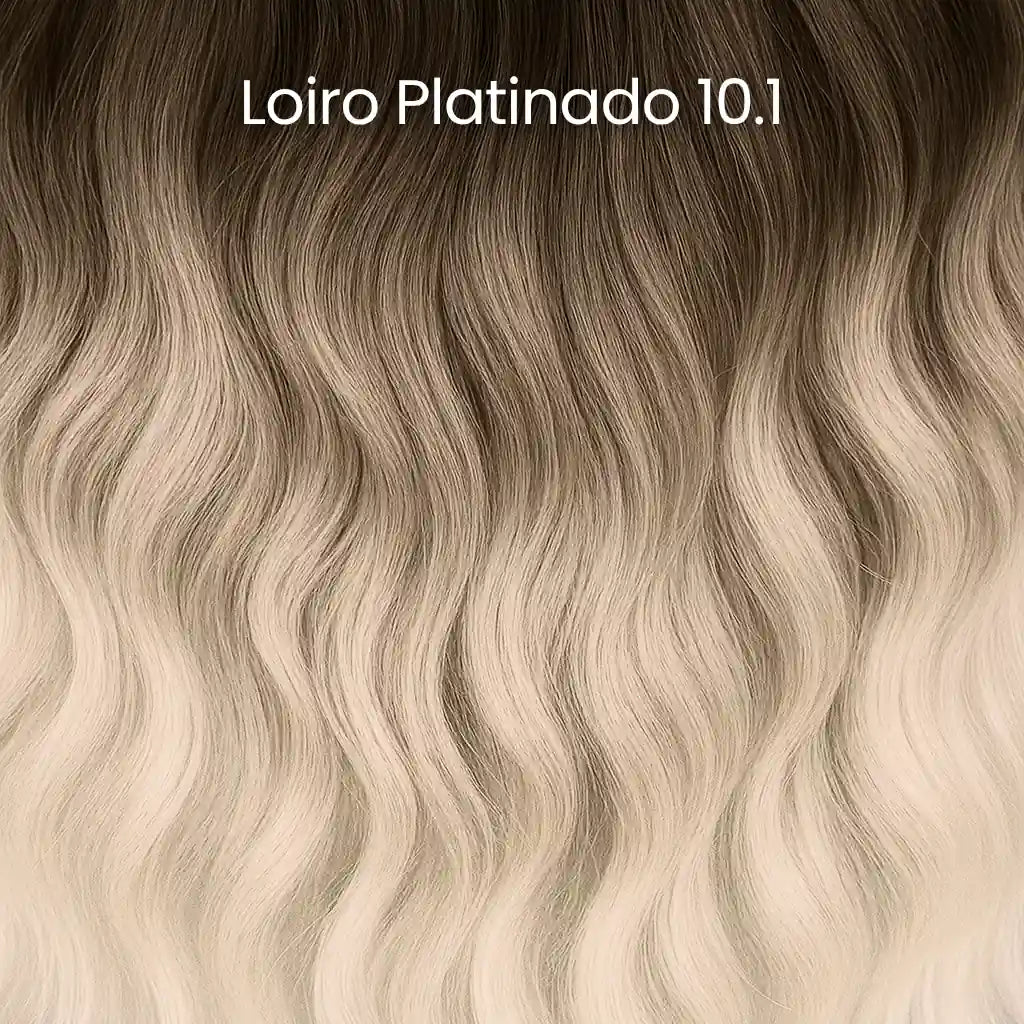 Top Closure - Topo de Cabelo Ondulado 50cm | Para Alopecia e Falhas