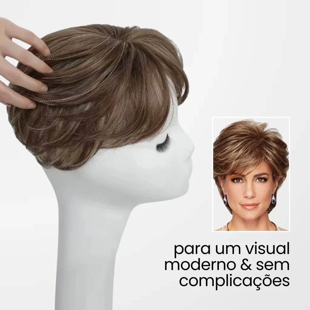 Top Closure - Topo de Cabelo Curto | Para Alopecia e Falhas