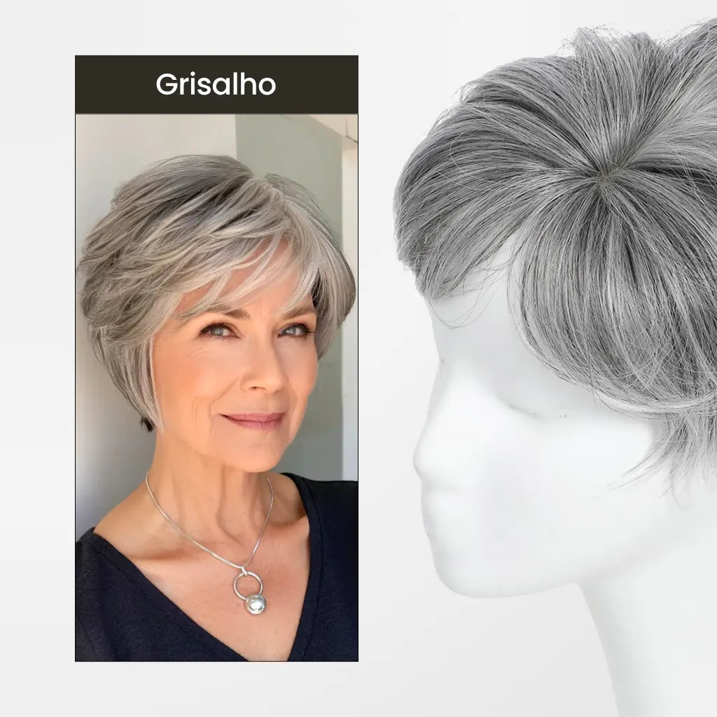 Top Closure - Topo de Cabelo Curto | Para Alopecia e Falhas