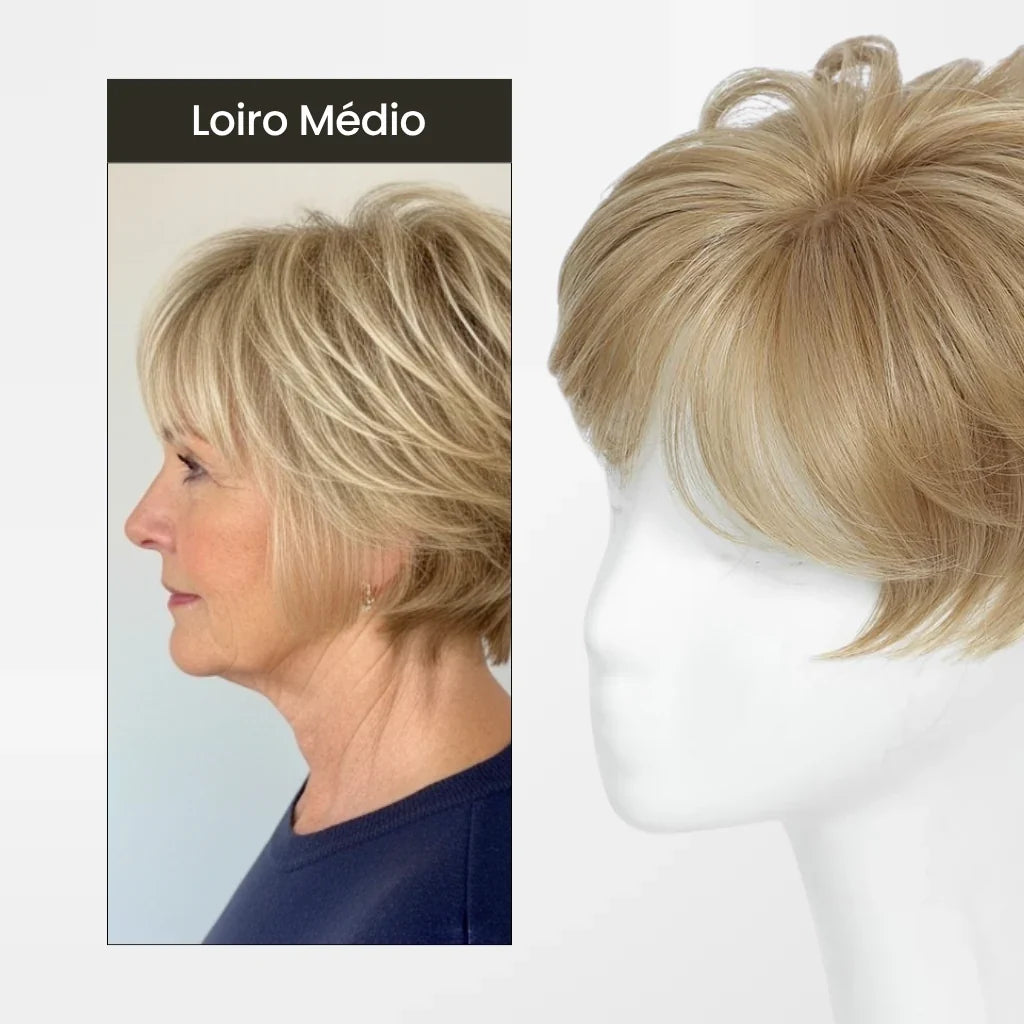 Top Closure - Topo de Cabelo Curto | Para Alopecia e Falhas