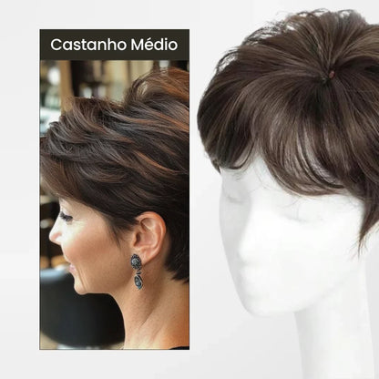 Top Closure - Topo de Cabelo Curto | Para Alopecia e Falhas