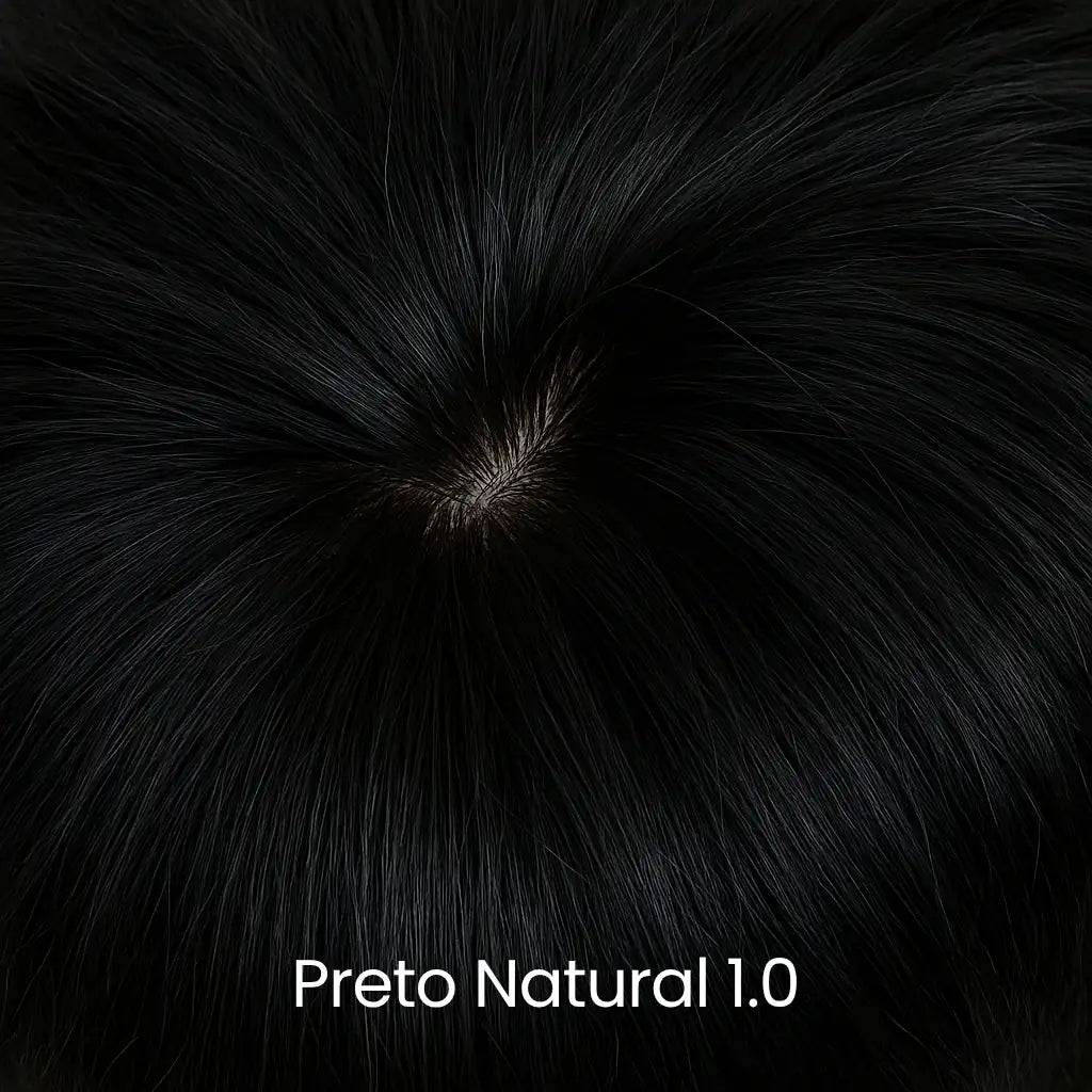 Top Closure - Topo de Cabelo Curto | Para Alopecia e Falhas
