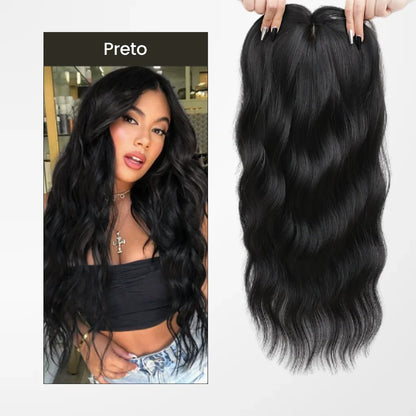 Top Closure - Topo de Cabelo Ondulado 50cm | Para Alopecia e Falhas