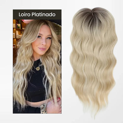 Top Closure - Topo de Cabelo Ondulado 50cm | Para Alopecia e Falhas