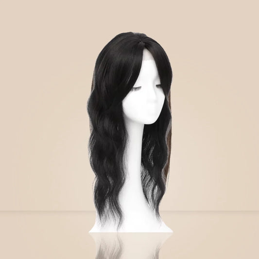 Top Closure - Topo de Cabelo Ondulado 50cm | Para Alopecia e Falhas