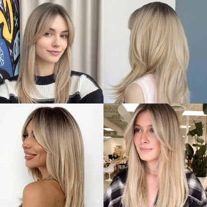 Top Closure - Topo de Cabelo com Franja 45cm | Para Alopecia e Falhas
