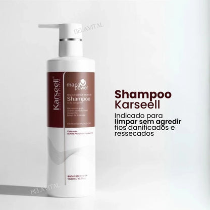 Kit Karseell Completo: Shampoo, Condicionador e Máscara